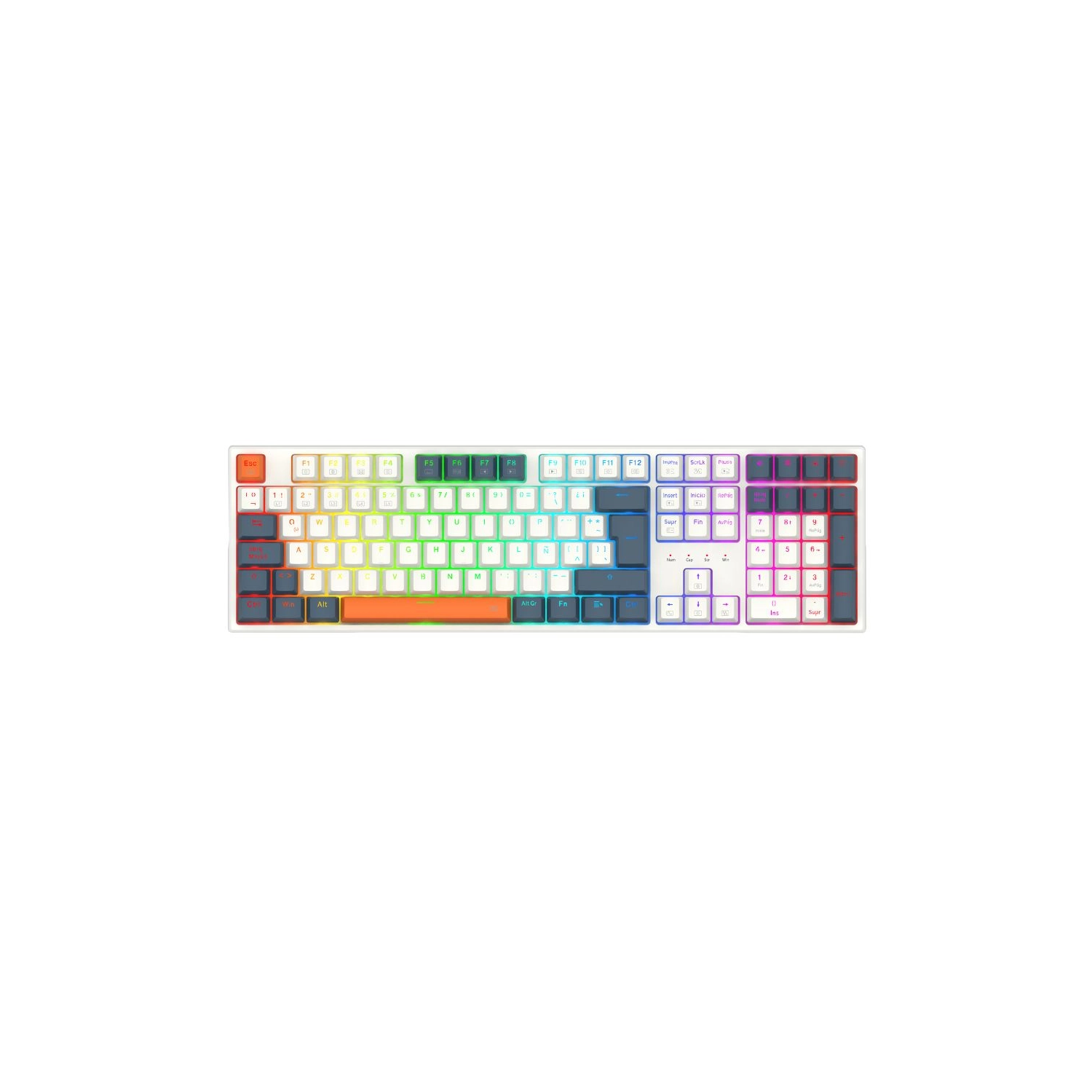 [K668WBO-RGB-SP] Teclado Redragon Trundle