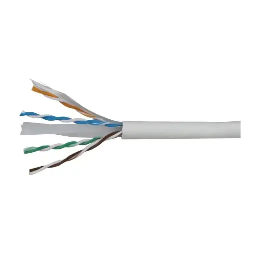 [LE-CA6i-1M] Cable UTP Cat 6 Letos interior 1m Gris Suelto para armar 