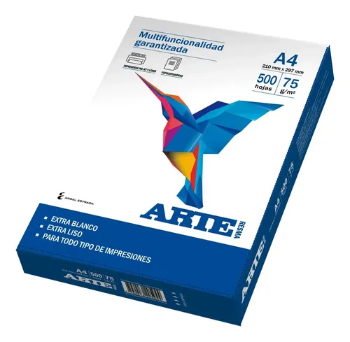 [7792216858300] Resma Arte A4 75grs 500 hojas