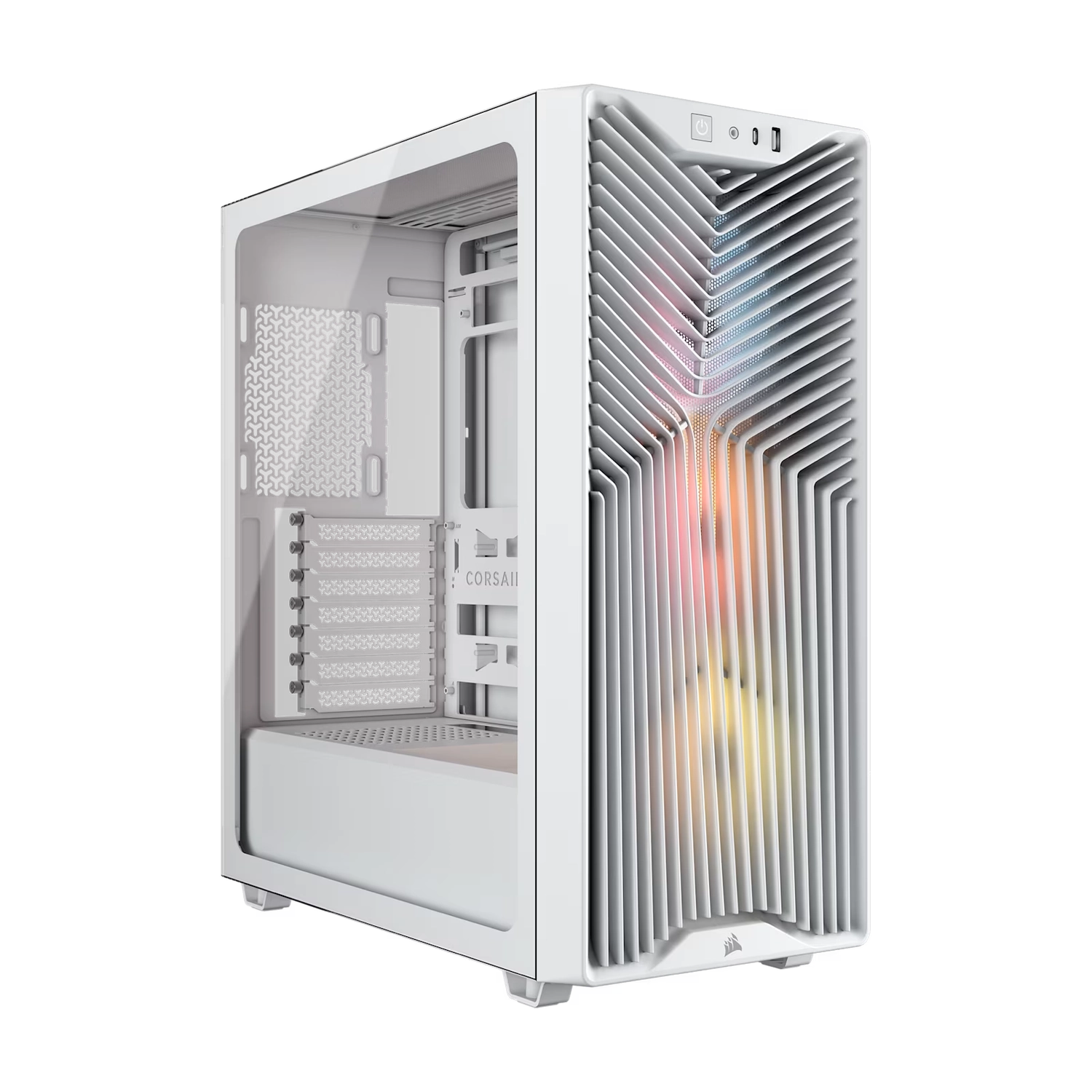 [CC-9011345-WW] Gabinete CORSAIR 3200D RS ARGB Mid-Tower Performance Case Blanco
