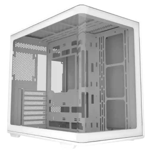[E600-WGNN-S01] Gabinete Cooler Master Elite 600 Mid Tower 4 Fans ARGB Tempered Glass White s/Fuente