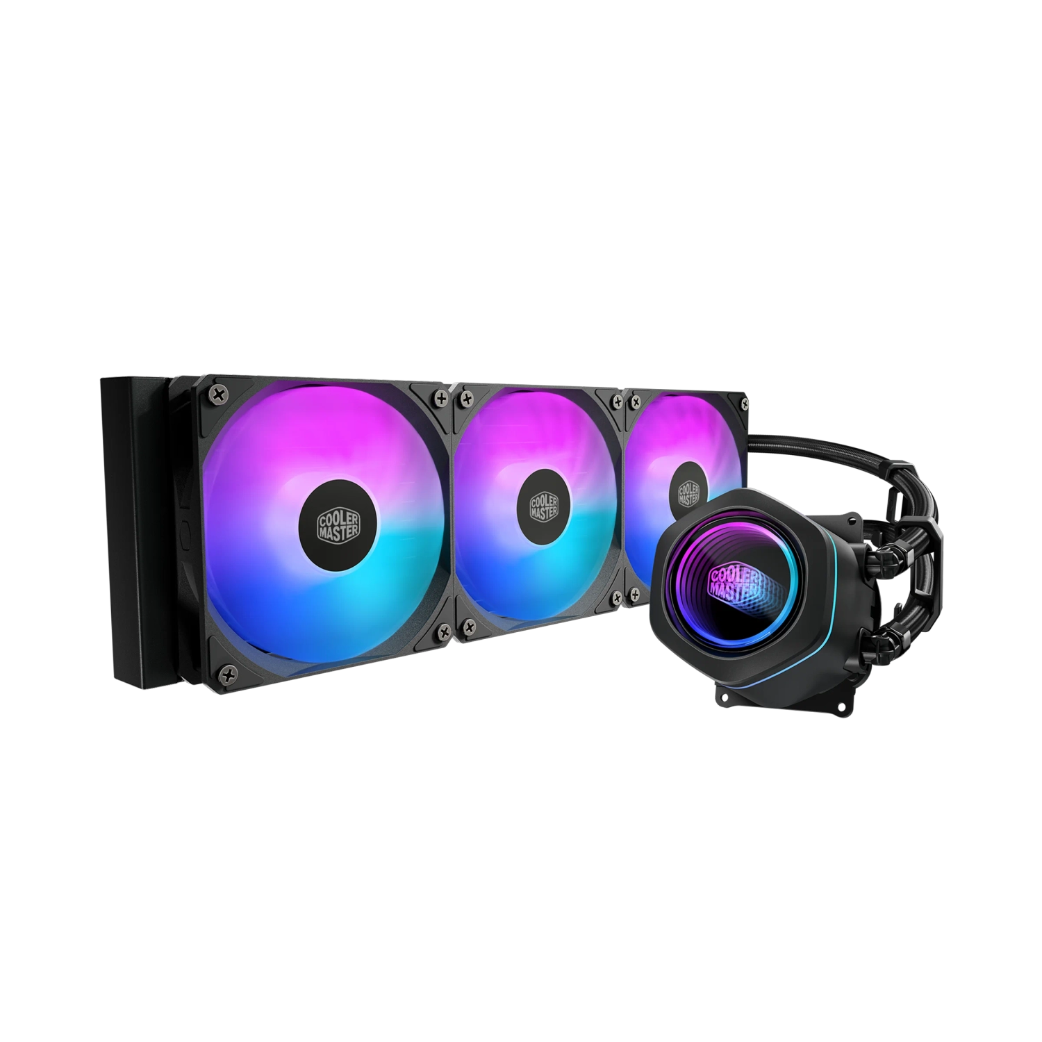 [MLX-D36M-A18PA-R1] Water Cooler Cooler Master MasterLiquid Core Nex 360 3 Fans 120mm ARGB Black