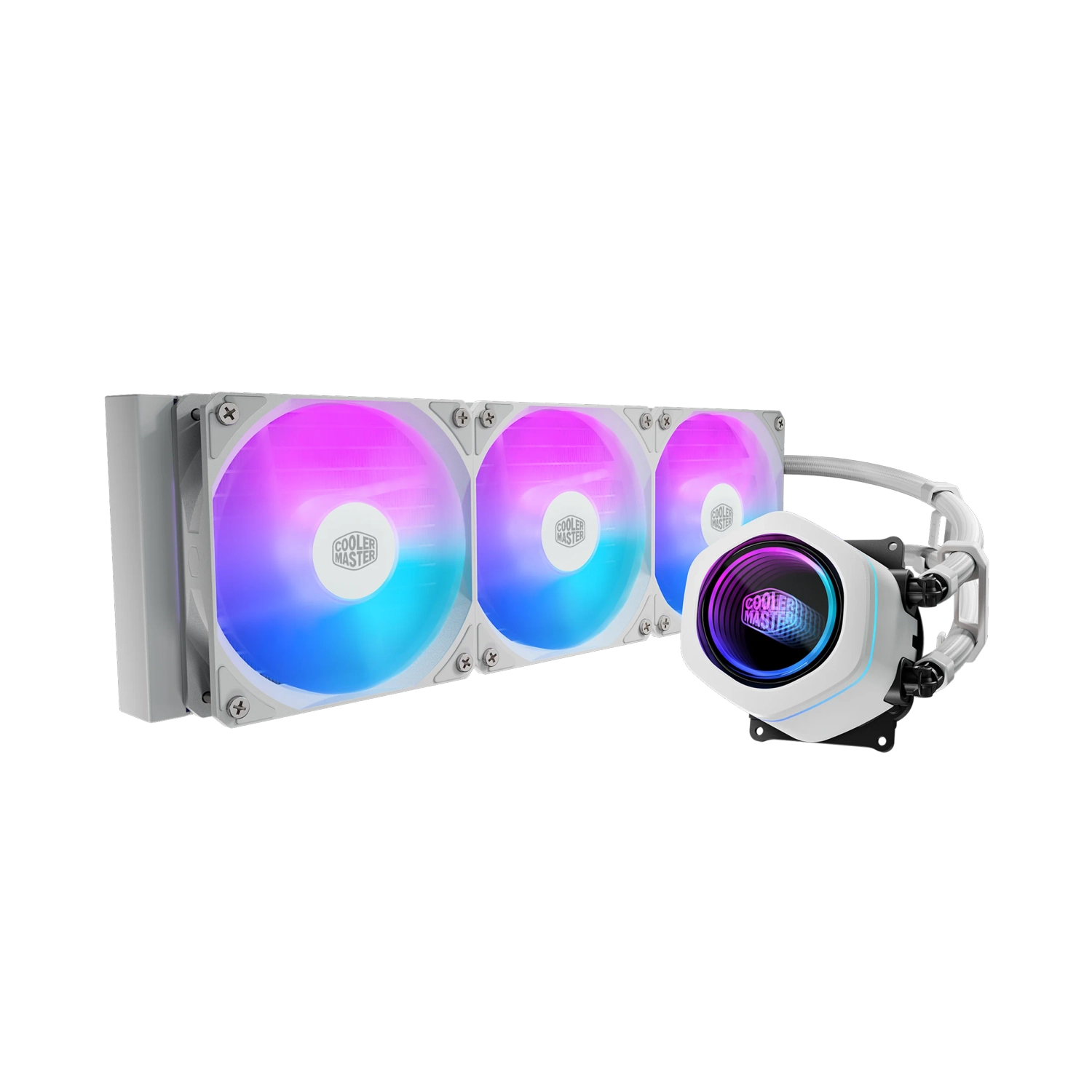 [MLX-D36M-A18PA-RW] Water Cooler Cooler Master MasterLiquid Core Nex 360 3 Fans 120mm ARGB White