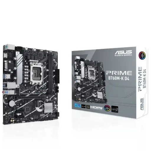 [PRIME B760M-K D4] Placa madre ASUS PRIME B760M-K DDR4 s1700
