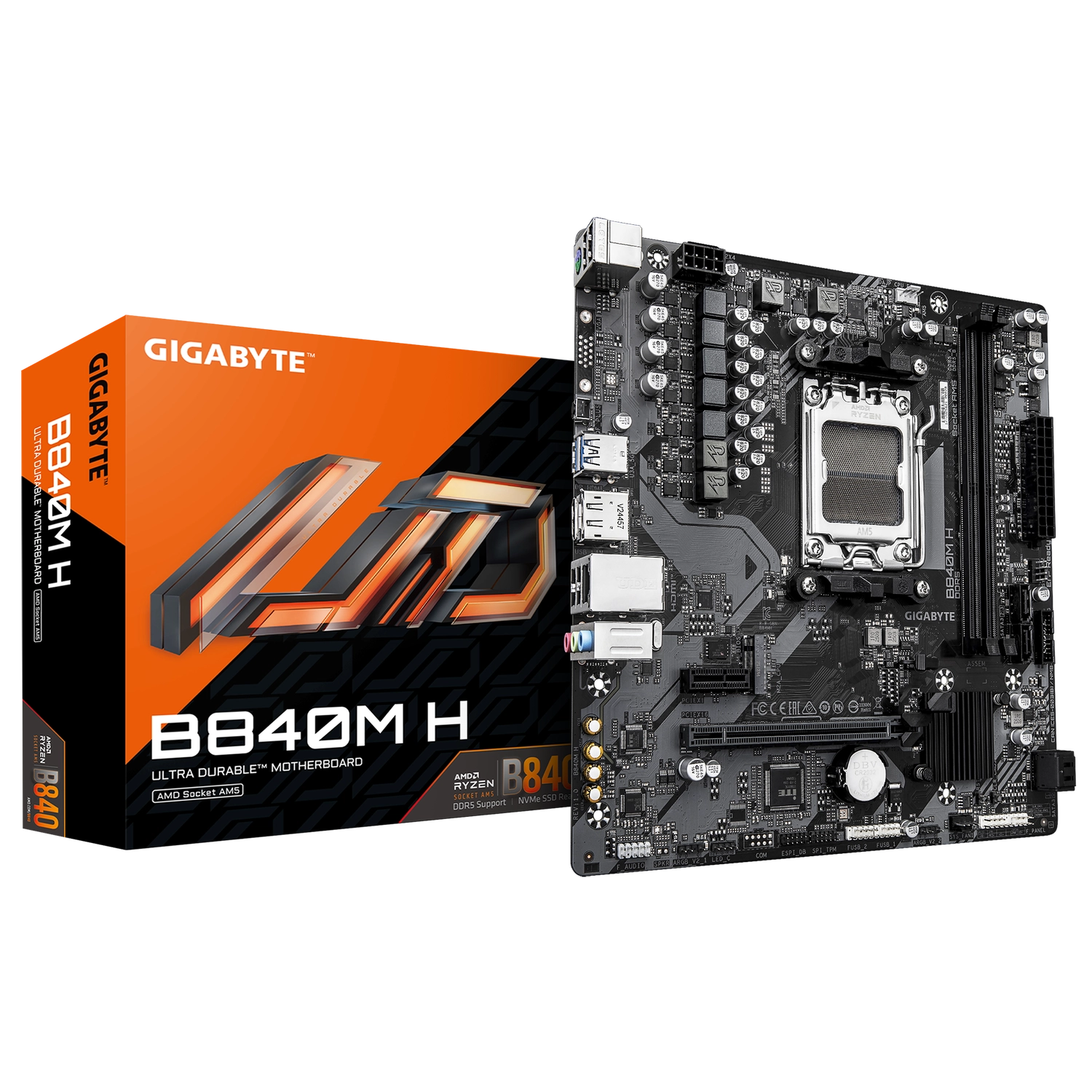 [B840M H] Motherboard GIGABYTE B840M H AM5 DDR5