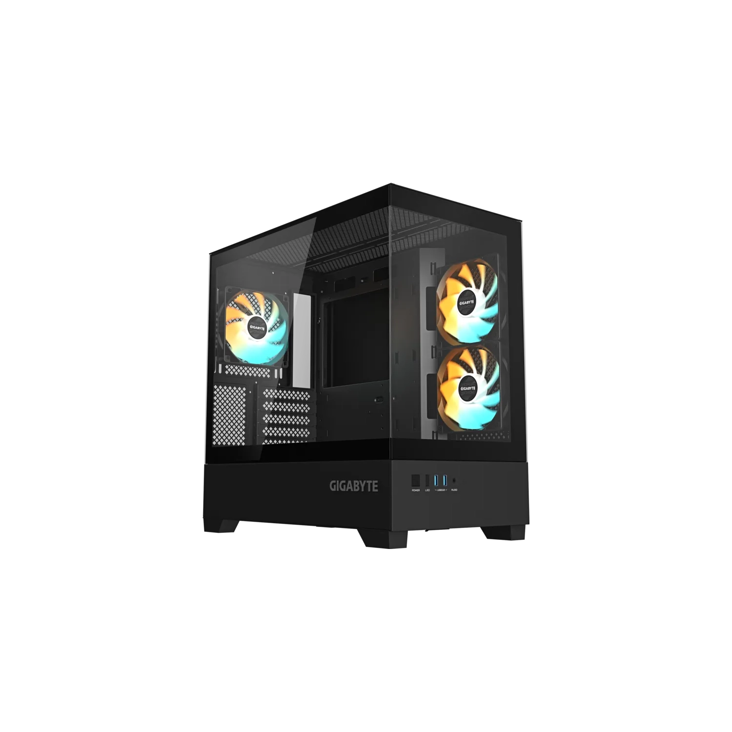 [GB-C201P] Gabinete GIGABYTE C201 PANORAMIC NEGRO Mid Tower S/Fuente