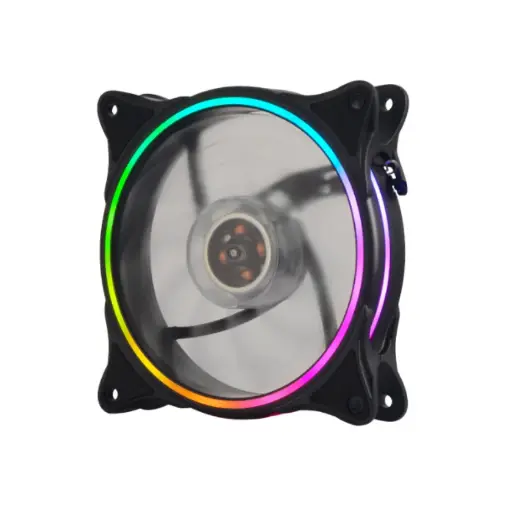 [RAP-FANCOOLER-SLIM-120MM] Cooler Gabinete Raptor Frost Slim Ring 120mm PWM+ARGB Black