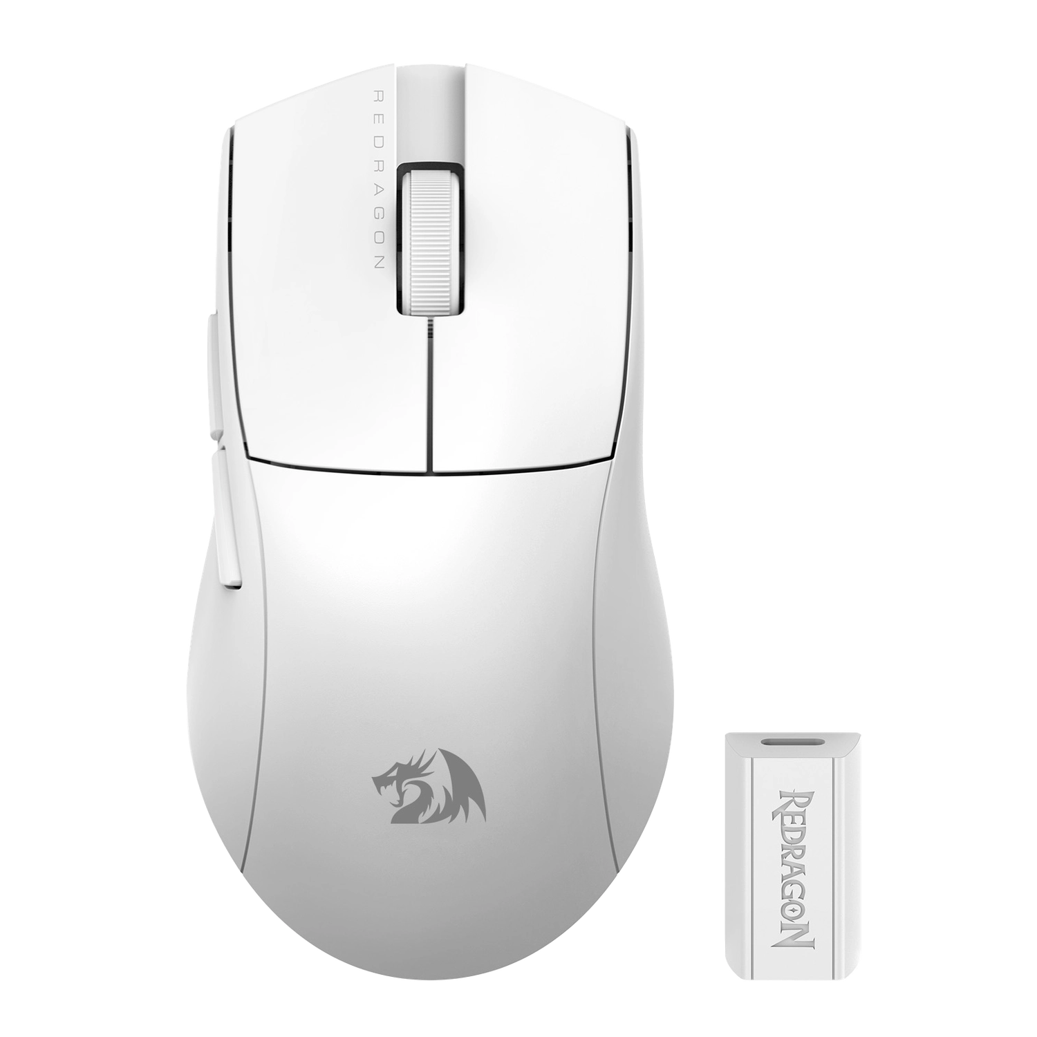 [M916W-PRO-4K] Mouse Inalámbrico Redragon King M916 Pro 4K Blanco