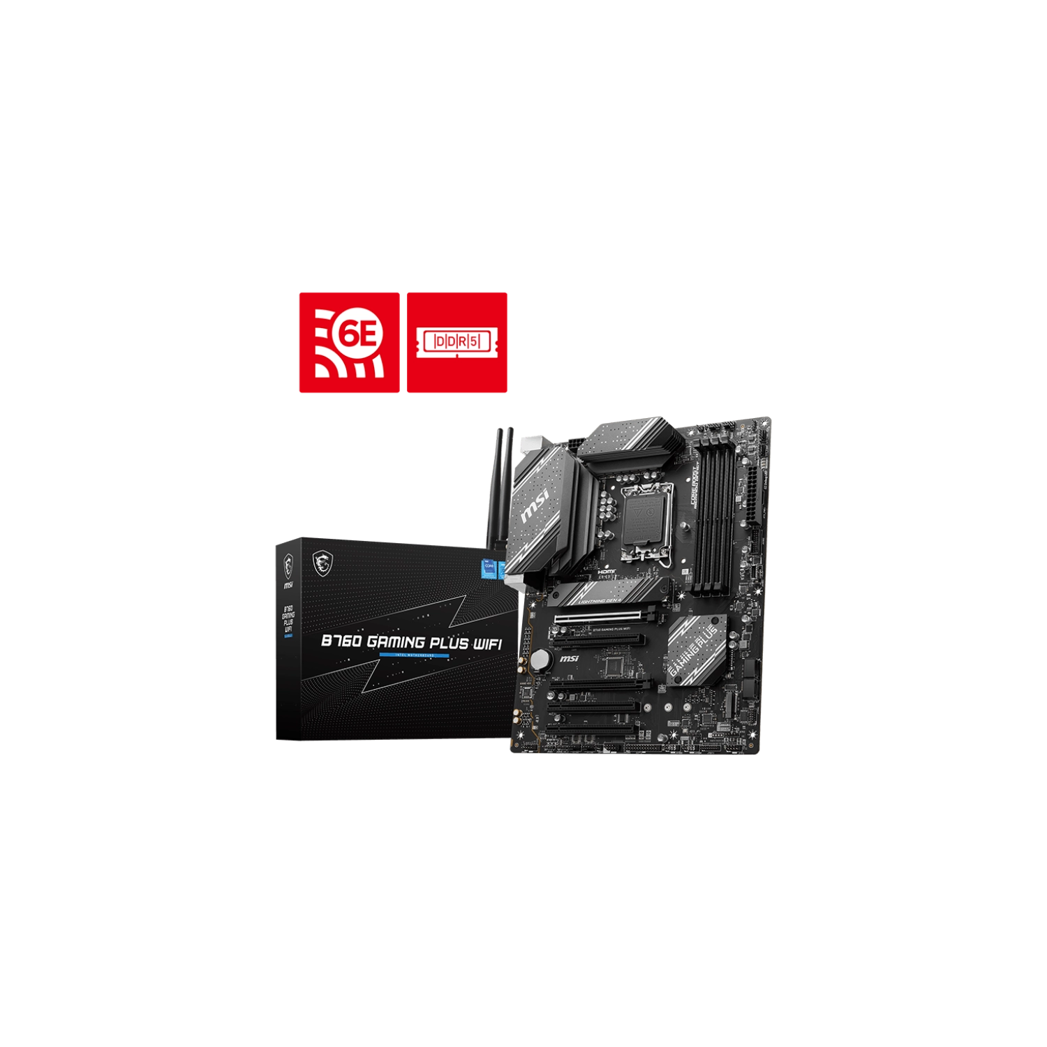 [B760 GAMING PLUS WIFI] Motherboard MSI B760 GAMING PLUS WIFI DDR5