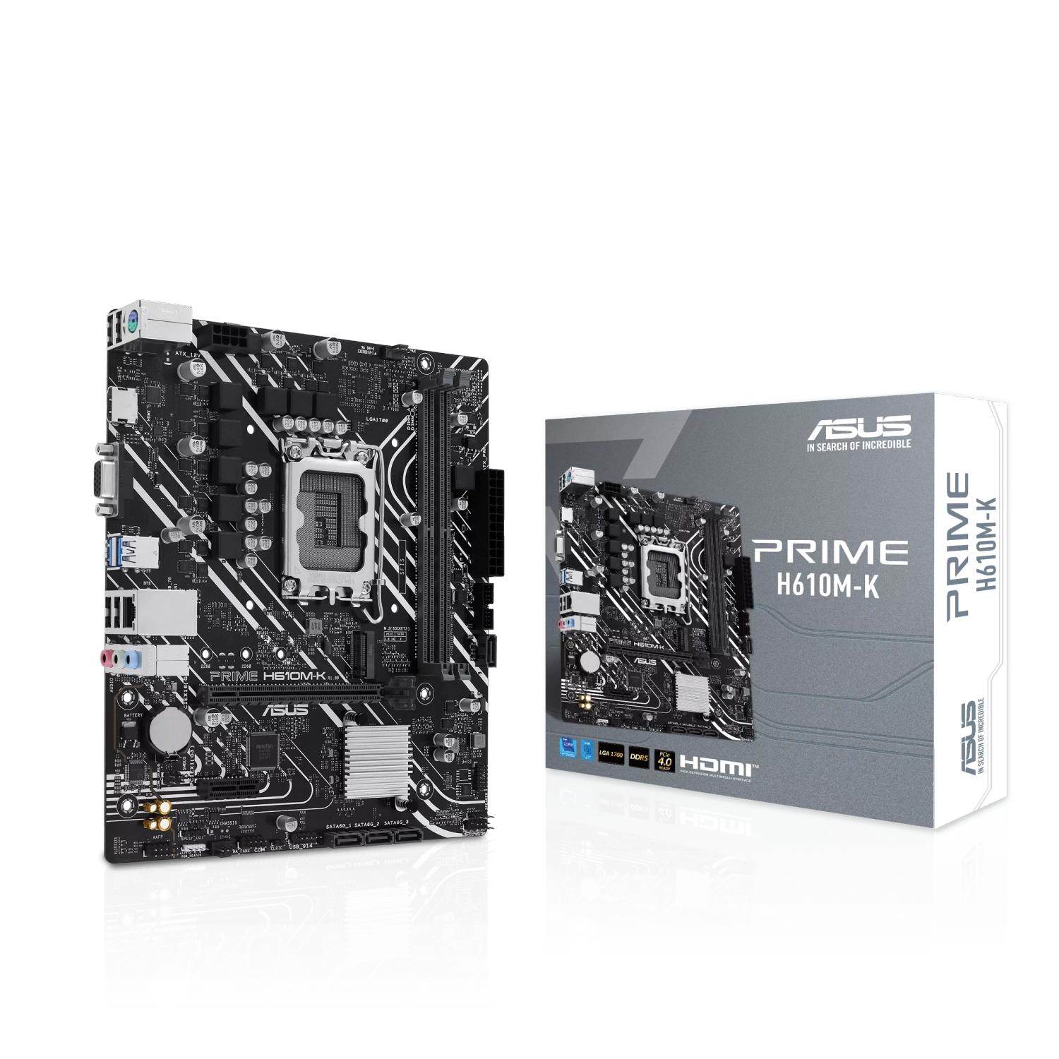 [PRIME H610M-K] Motherboard ASUS PRIME H610M-K LGA 1700 DDR5